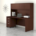 Bureau avec surmeuble et tiroirs