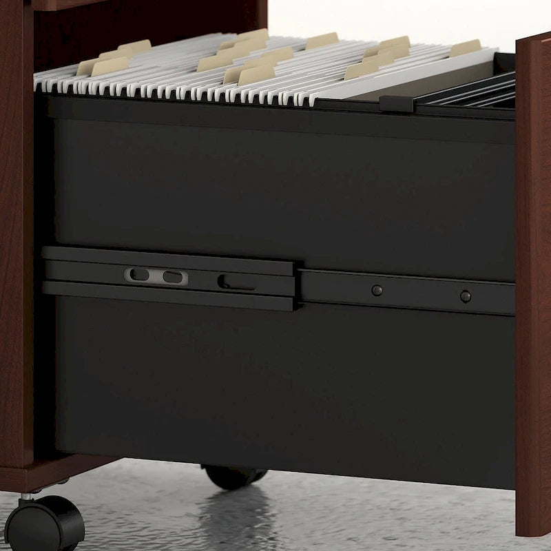 Bureau avec surmeuble et tiroirs
