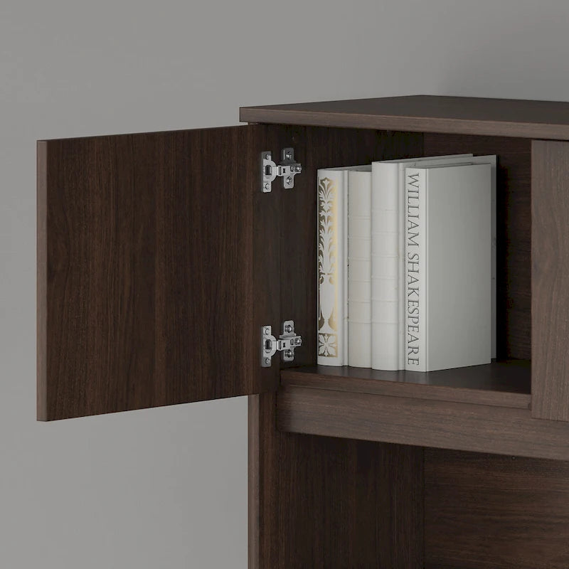 Bureau avec surmeuble et tiroirs