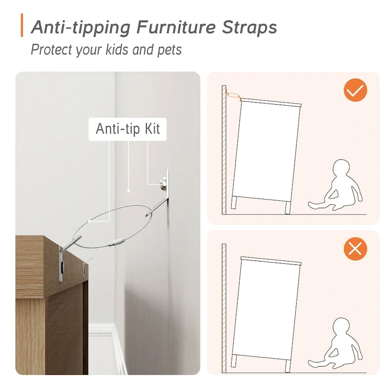 Meuble TV de ferme de 150 cm pour téléviseur de 65 pouces, meuble de divertissement en bois avec 2 tiroirs et placards de rangement, étagères réglables