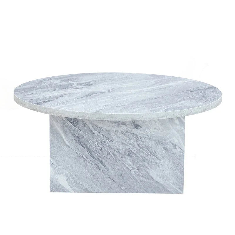 Table basse ronde polyvalente en MDF