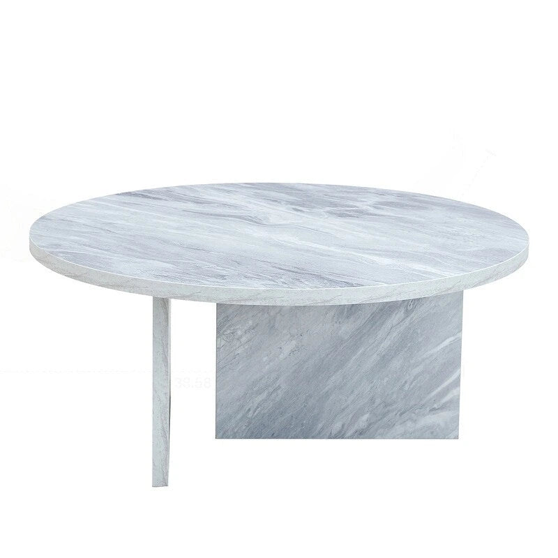 Table basse ronde polyvalente en MDF