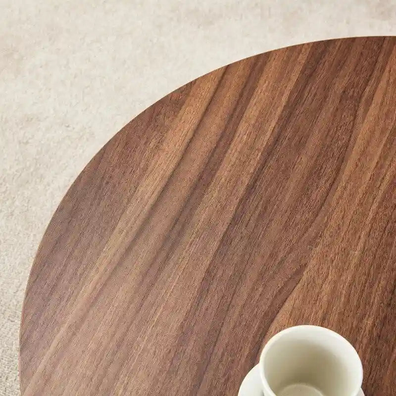 Table basse ronde polyvalente en MDF