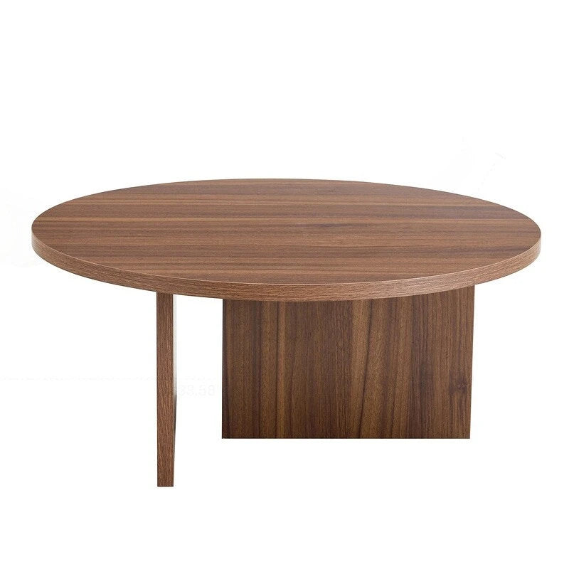 Table basse ronde polyvalente en MDF