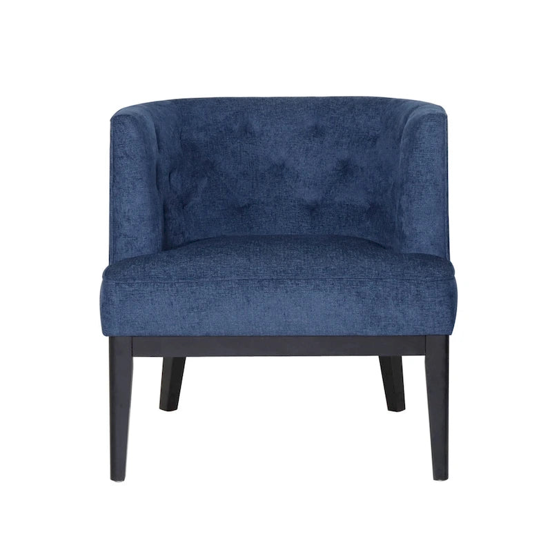 Fauteuil d'appoint capitonné en tissu ou en similicuir par