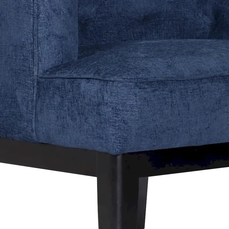 Fauteuil d'appoint capitonné en tissu ou en similicuir par