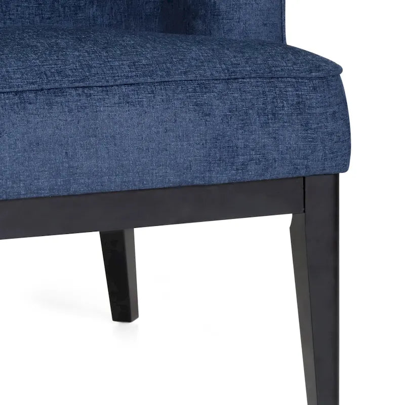 Fauteuil d'appoint capitonné en tissu ou en similicuir par
