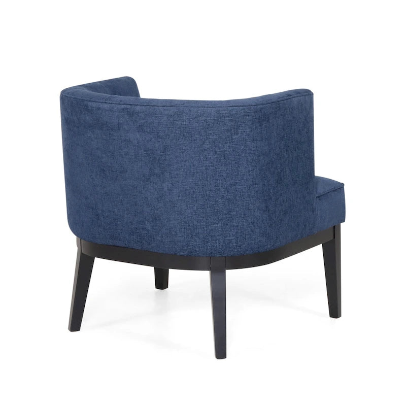 Fauteuil d'appoint capitonné en tissu ou en similicuir par