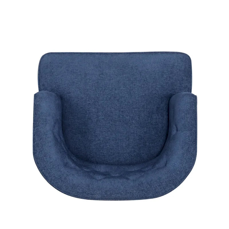 Fauteuil d'appoint capitonné en tissu ou en similicuir par