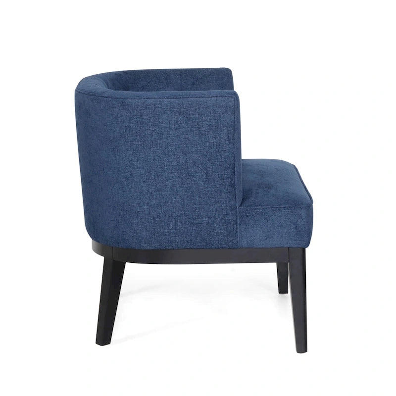 Fauteuil d'appoint capitonné en tissu ou en similicuir par