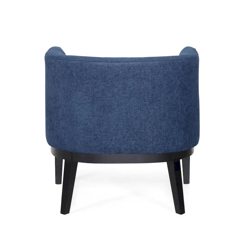 Fauteuil d'appoint capitonné en tissu ou en similicuir par