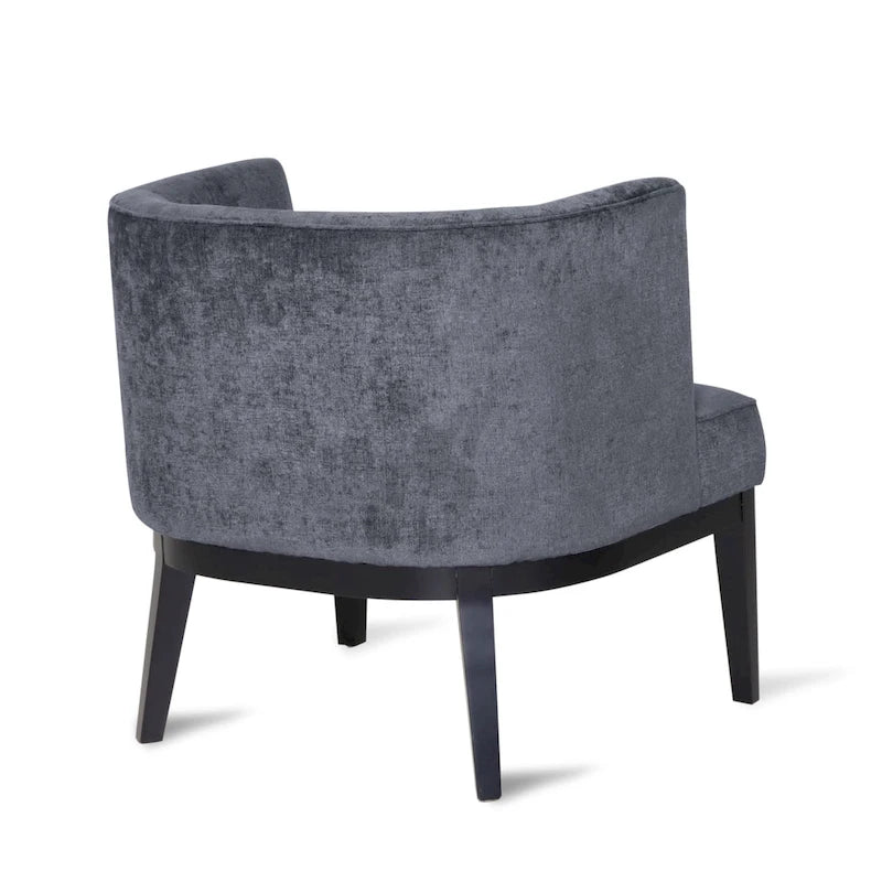 Fauteuil d'appoint capitonné en tissu ou en similicuir par