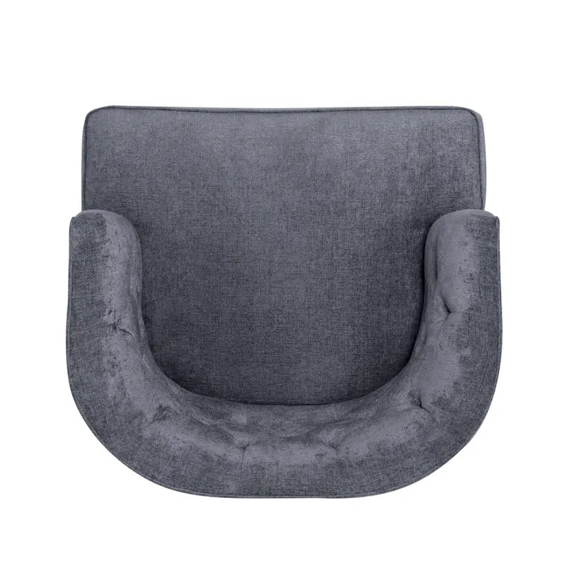 Fauteuil d'appoint capitonné en tissu ou en similicuir par