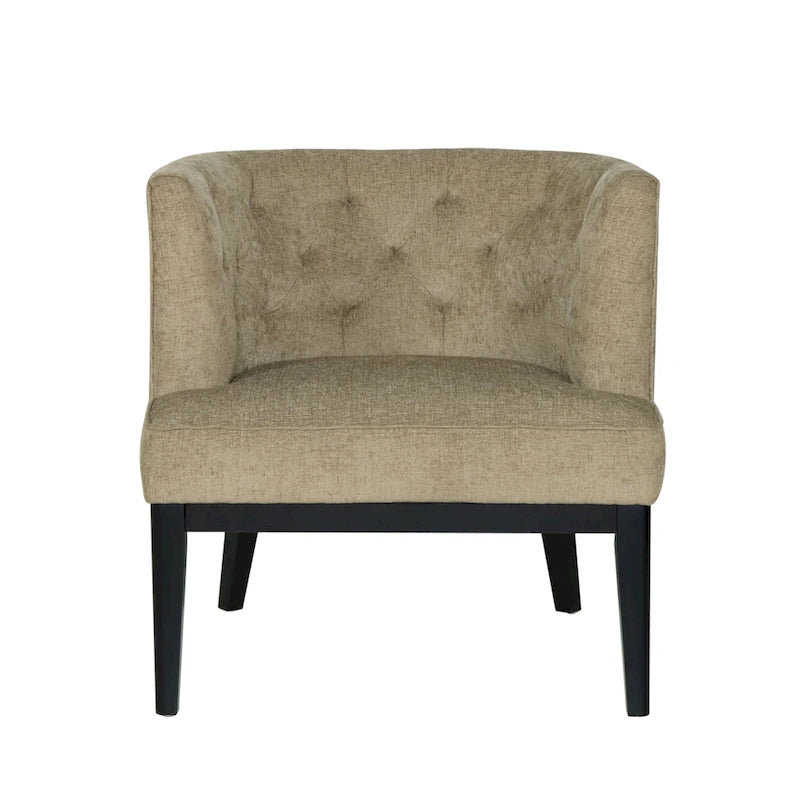 Fauteuil d'appoint capitonné en tissu ou en similicuir par
