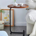 Table d'appoint en C marron