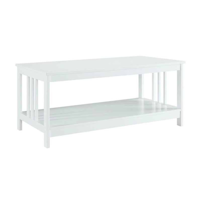 Table basse Convenience Mission avec étagère