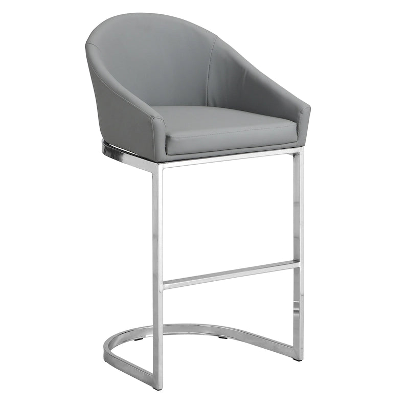 Tabouret de comptoir rembourré de 66 cm