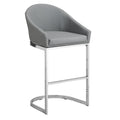 Tabouret de comptoir rembourré de 66 cm