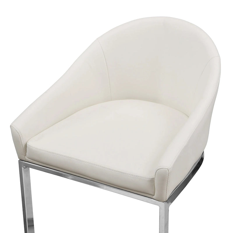 Tabouret de comptoir rembourré de 66 cm