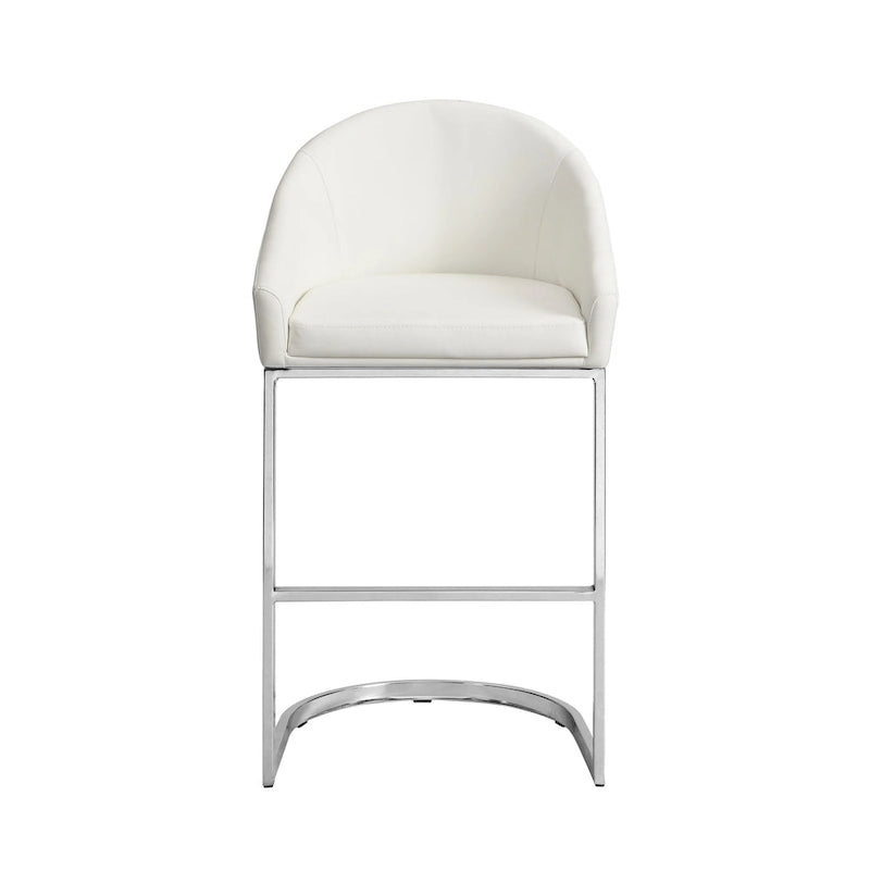 Tabouret de comptoir rembourré de 66 cm