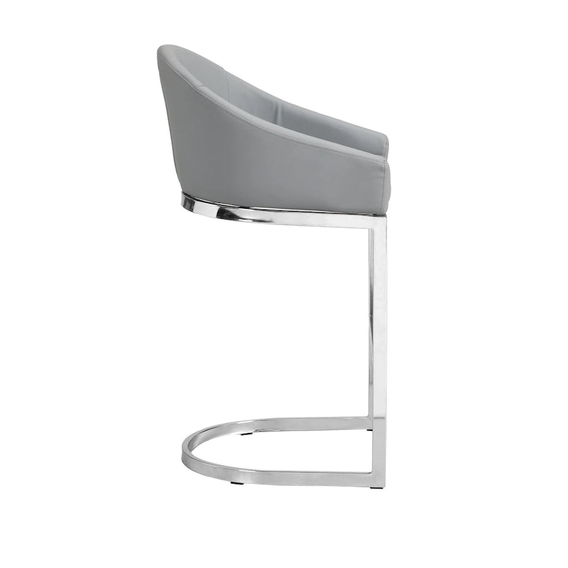 Tabouret de comptoir rembourré de 66 cm
