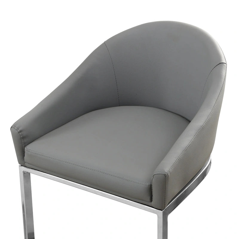 Tabouret de comptoir rembourré de 66 cm