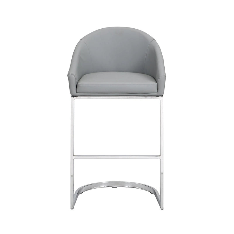 Tabouret de comptoir rembourré de 66 cm