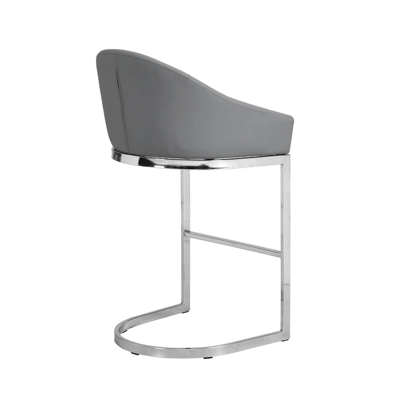Tabouret de comptoir rembourré de 66 cm