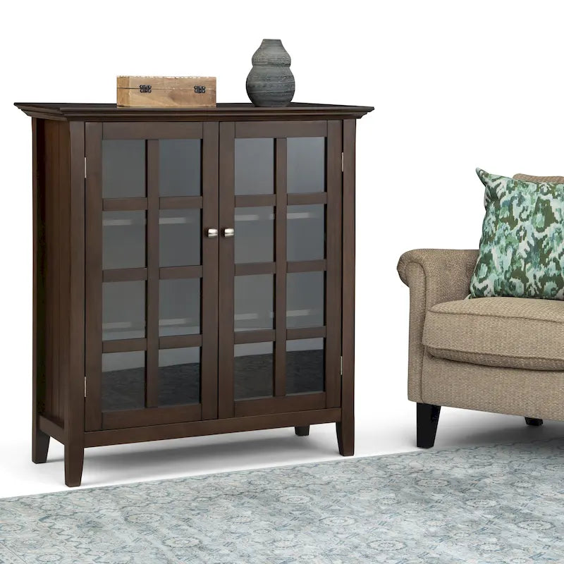 Armoire de rangement en bois massif Normandy de 39 po – 39 larg. x 17 prof. x 42,2 haut.