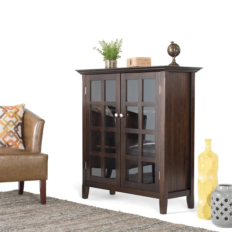 Armoire de rangement en bois massif Normandy de 39 po – 39 larg. x 17 prof. x 42,2 haut.