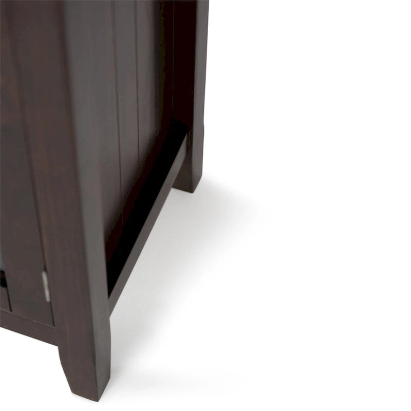 Armoire de rangement en bois massif Normandy de 39 po – 39 larg. x 17 prof. x 42,2 haut.
