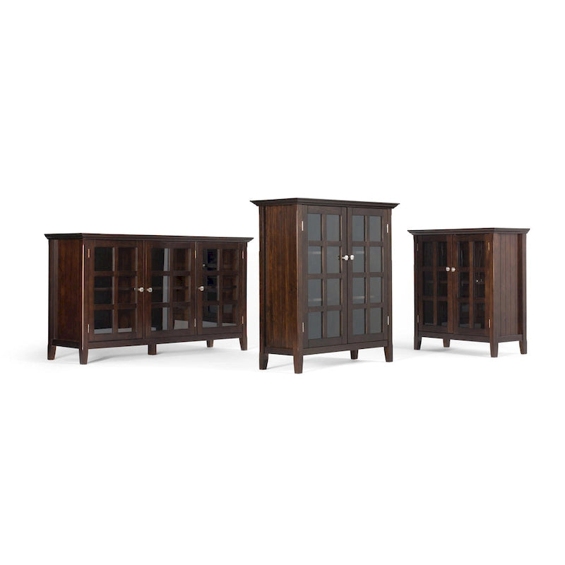 Armoire de rangement en bois massif Normandy de 39 po – 39 larg. x 17 prof. x 42,2 haut.