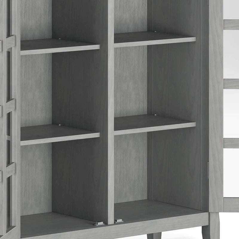 Armoire de rangement en bois massif Normandy de 39 po – 39 larg. x 17 prof. x 42,2 haut.