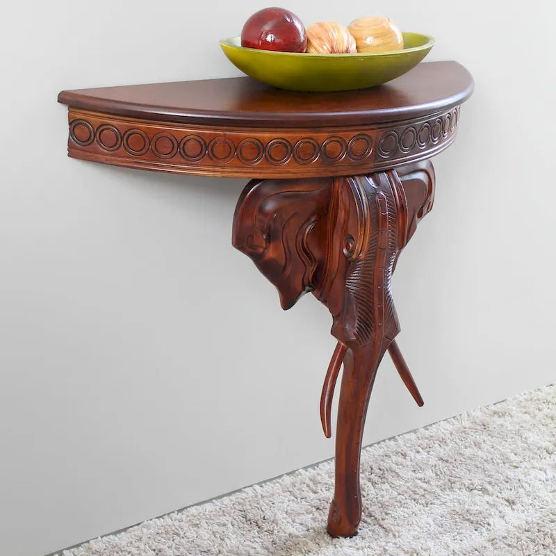 Table murale éléphant sculptée Windsor