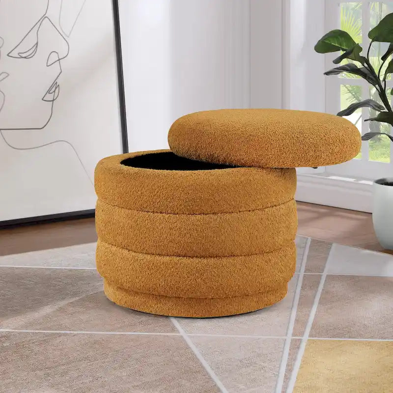 Pouf de rangement Cecil