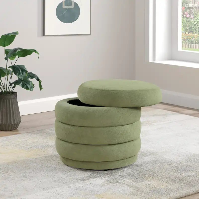 Pouf de rangement Cecil