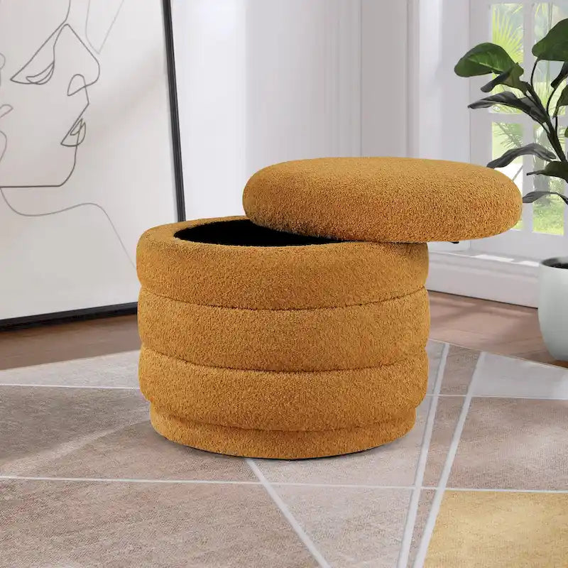 Pouf de rangement Cecil