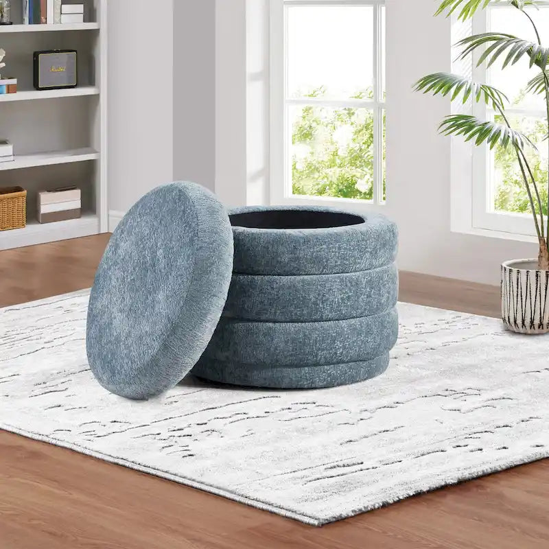Pouf de rangement Cecil