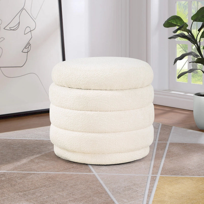 Pouf de rangement Cecil