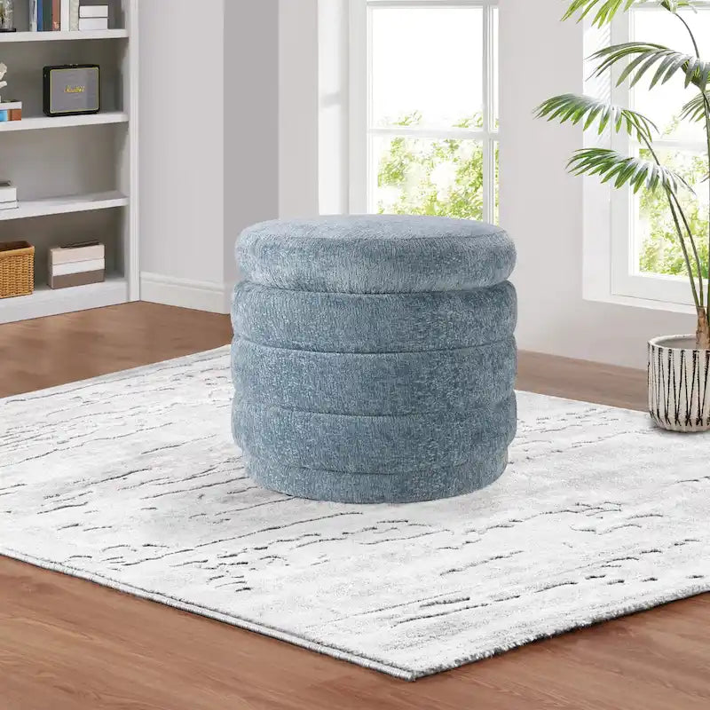 Pouf de rangement Cecil
