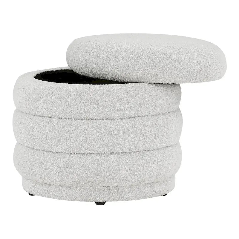 Pouf de rangement Cecil