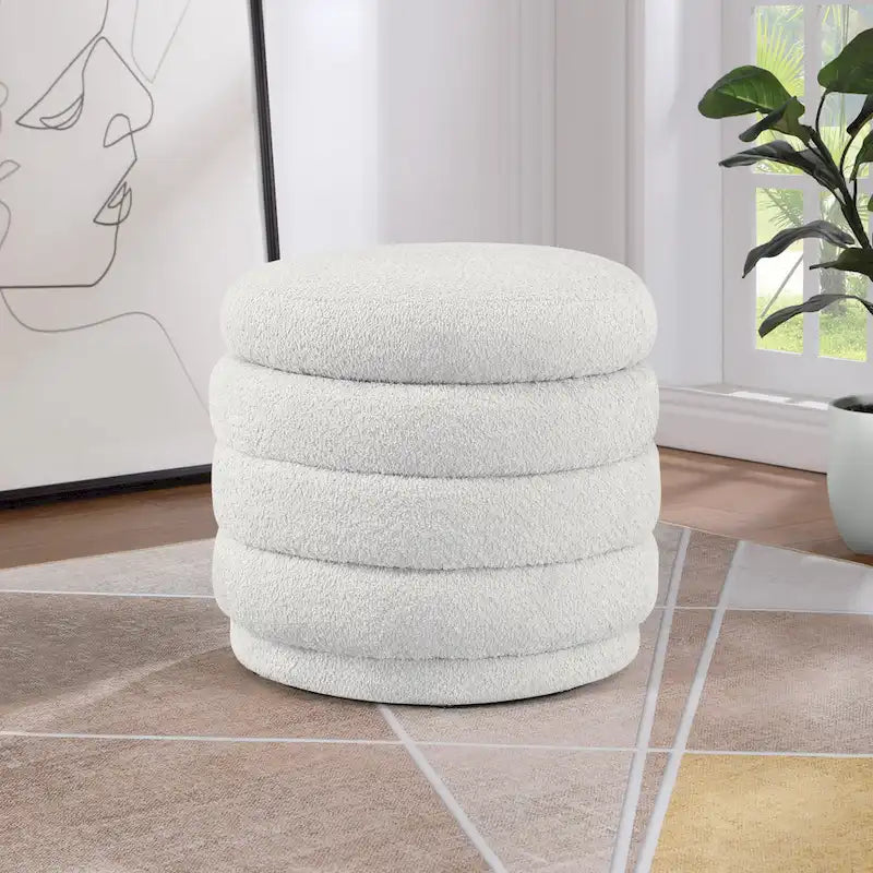 Pouf de rangement Cecil