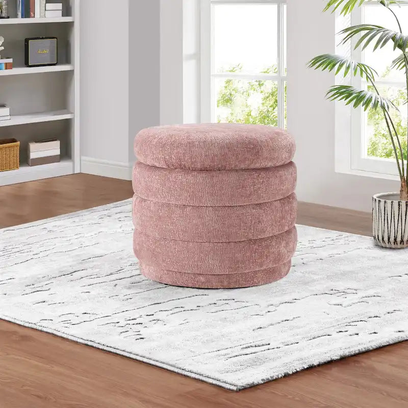 Pouf de rangement Cecil