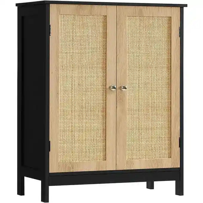 Meuble de rangement pour salle de bain, avec 2 portes et 2 étagères - 29,7P x 59,4L x 79,2H cm