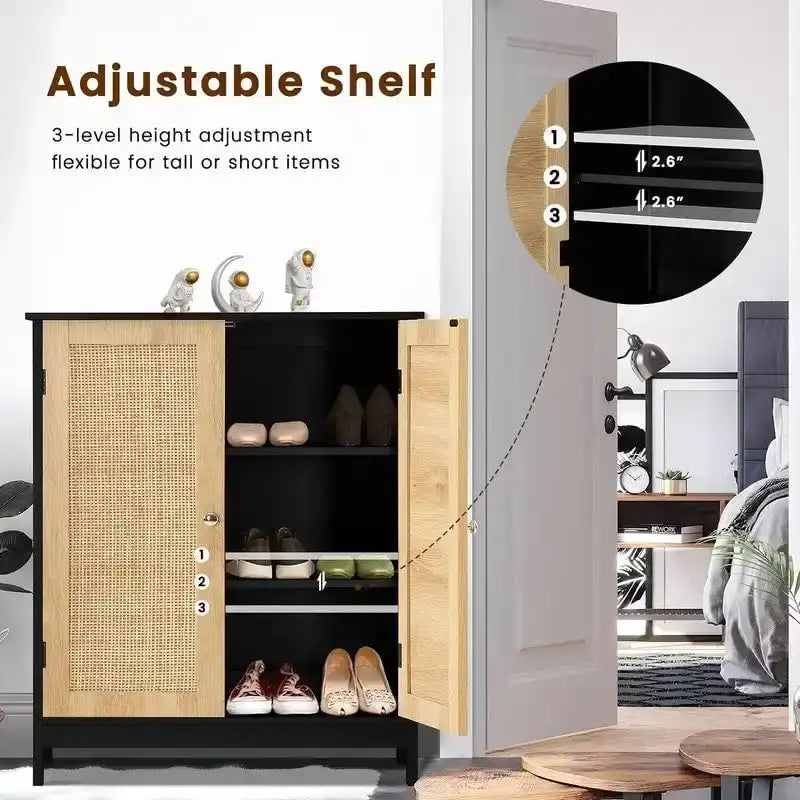 Meuble de rangement pour salle de bain, avec 2 portes et 2 étagères - 29,7P x 59,4L x 79,2H cm