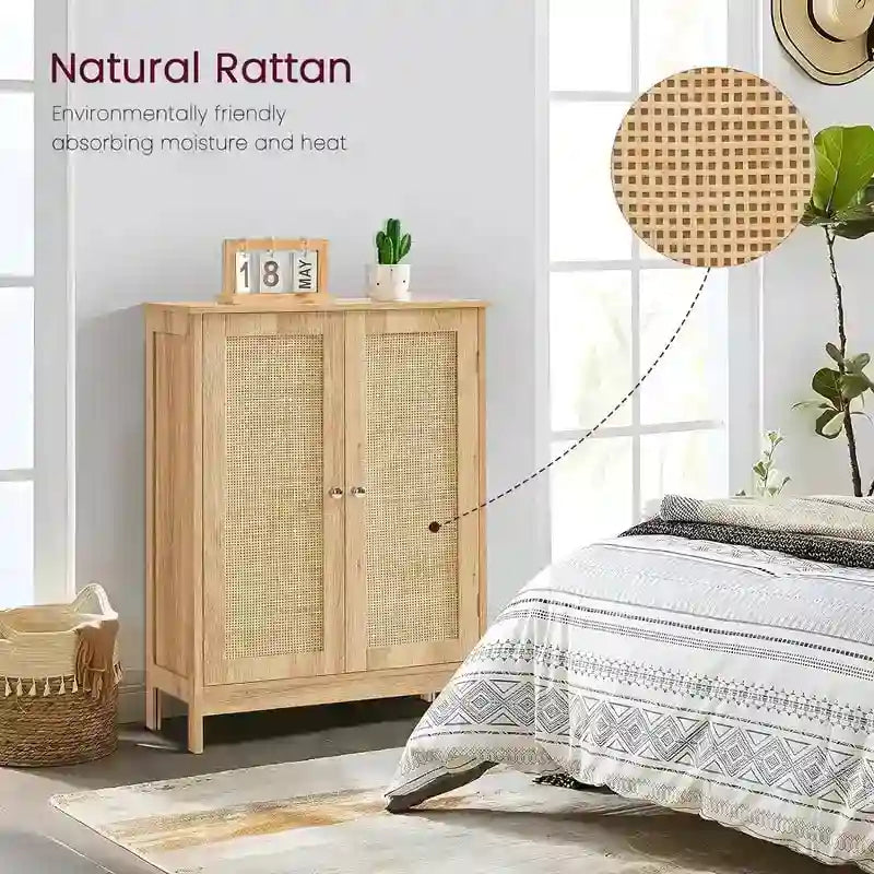 Meuble de rangement pour salle de bain, avec 2 portes et 2 étagères - 29,7P x 59,4L x 79,2H cm