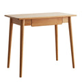 Bureau en bois de chêne massif naturel avec tiroir