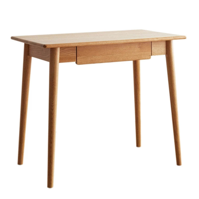 Bureau en bois de chêne massif naturel avec tiroir