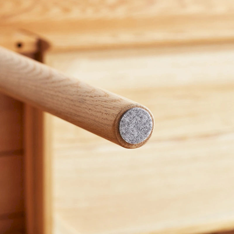 Bureau en bois de chêne massif naturel avec tiroir