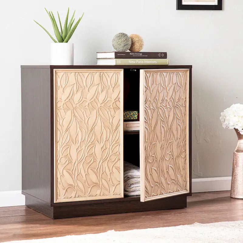 Meuble Élinda en bois brun style transitoire